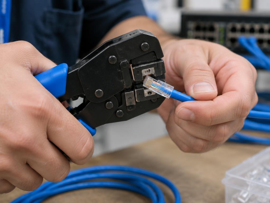 Câblage : Sertissage RJ45