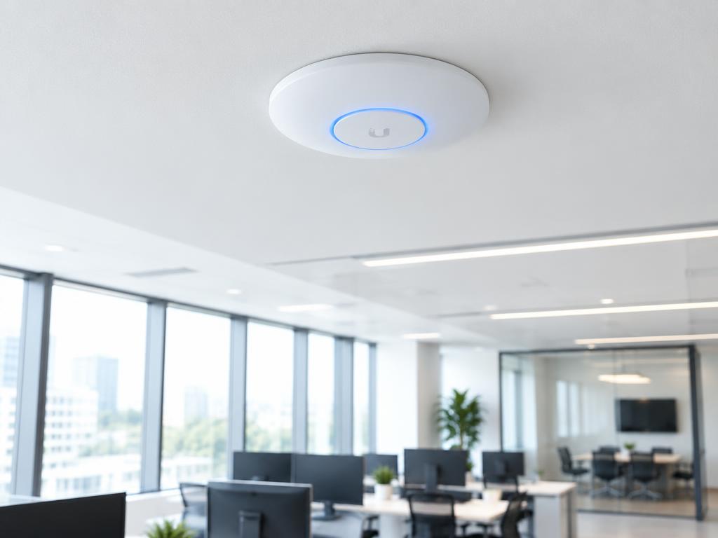 Wi-Fi : Point d'accès Wi-Fi au plafond
